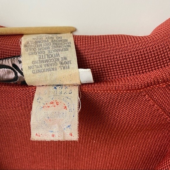 Givenchy Sport Vintage V-neck Cardigan Sienna EU 36 Small - Picture 5 of 10